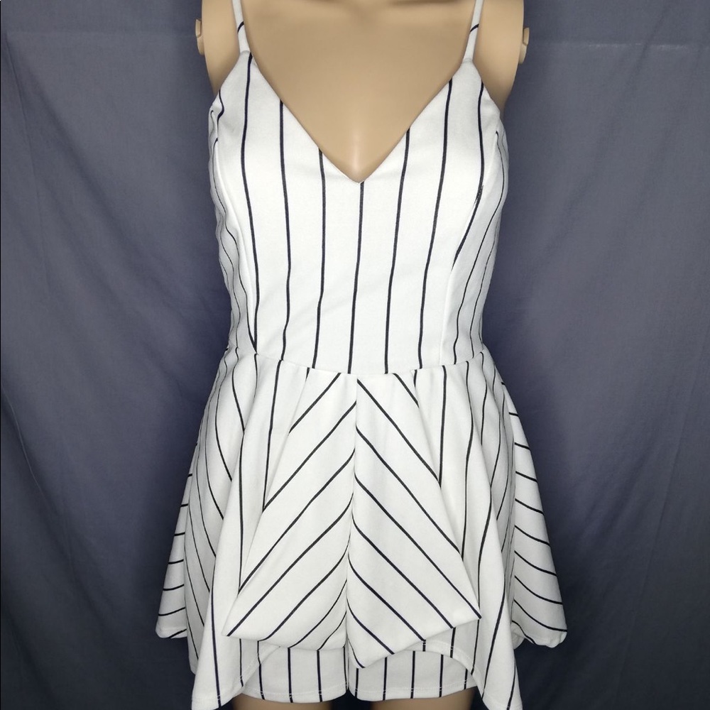 NEW White Romper Dress